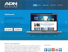 Tablet Screenshot of adn-design.com.mx